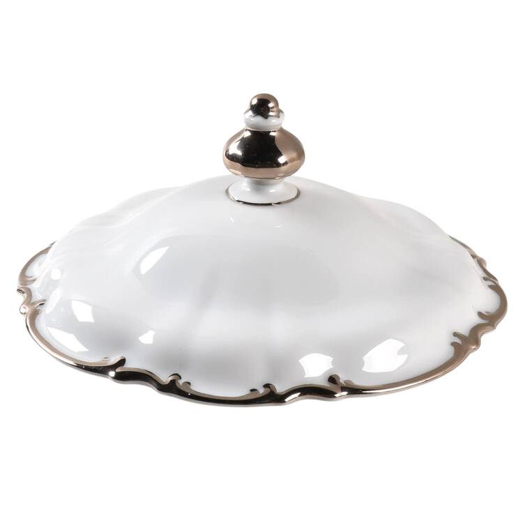 Revere (White) Lid for Round Vegetable