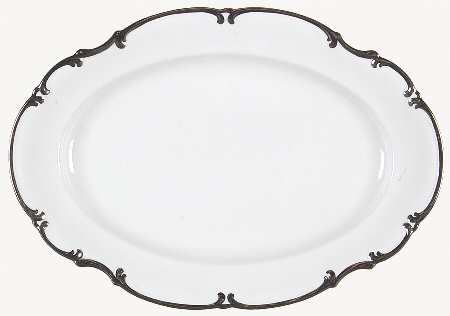 Revere (White) 11" Oval Serving Platter