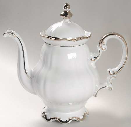 Revere (White) Small Coffee Pot & Lid