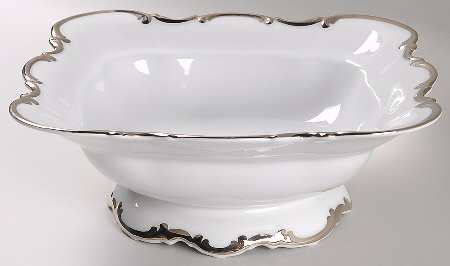 Revere (White) 9" Square Vegetable Bowl