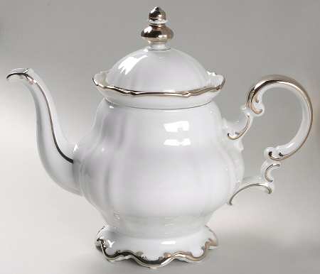 Revere (White) Teapot & Lid