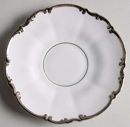 Revere (White) Saucer for Footed Cup