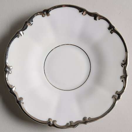 Revere (White) Saucer for Demitasse Cup