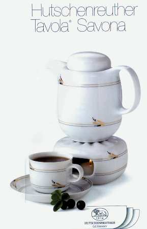 Savona Flat Cup & Saucer Set