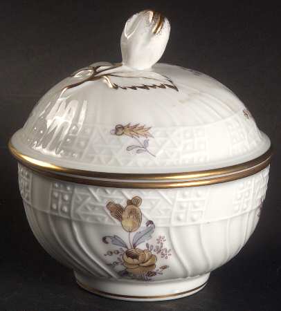 Saxony Sugar Bowl & Lid