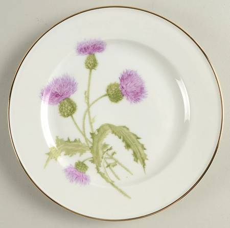 Scotch Thistle Salad Plate