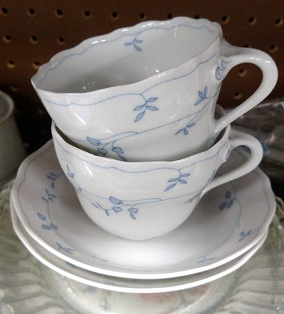 Seehof Flat Cup & Saucer Set