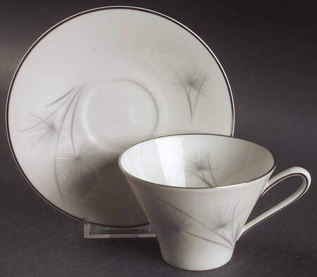 Sea Isle (Coupe, Platinum) Flat Cup & Saucer Set