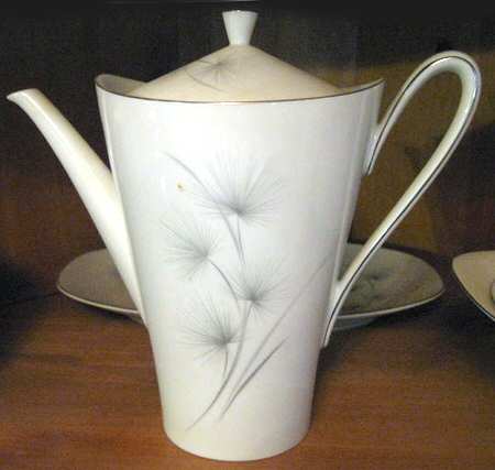 Sea Isle (Coupe, Platinum) Coffee Pot & Lid