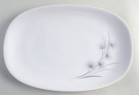 Sea Isle (Rim, Platinum) 15" Oval Serving Platter