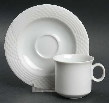 Seta Flat Demitasse Cup & Saucer Set