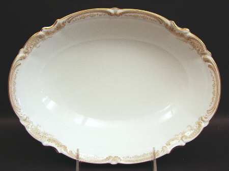Sienna (White Background) 10" Oval Vegetable Bowl