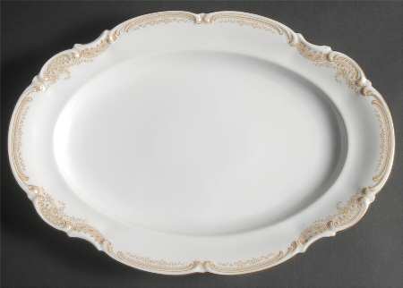 Sienna (White Background) 12" Oval Serving Platter