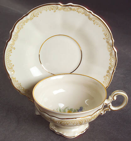 The Stafford Footed Demitasse Cup & Saucer Set