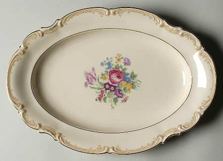 The Stafford 12" Oval Serving Platter by Hutschenreuther