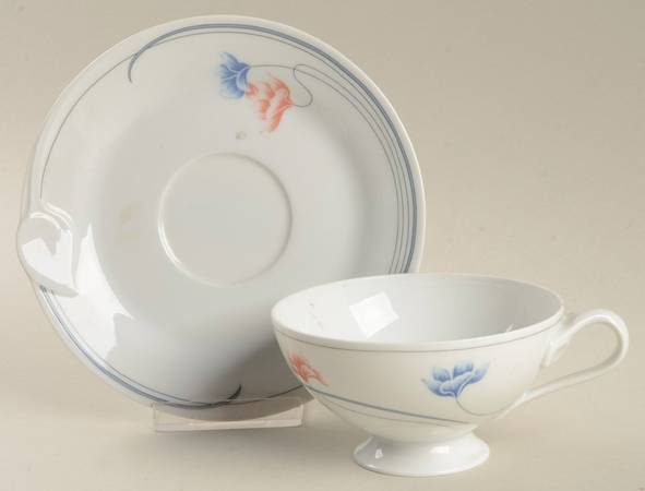 St. Michel Footed Cup & Saucer Set