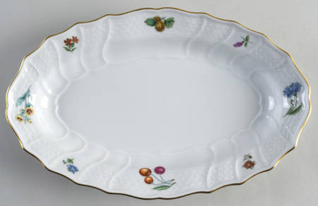 Summer Garden 11" Oval Serving Platter