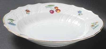 Summer Garden Rim Soup Bowl