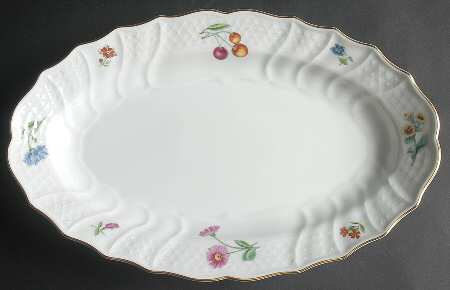 Summer Garden 13" Oval Serving Platter