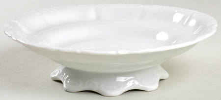 Sylvia (All White, No Trim) Footed Bon Bon