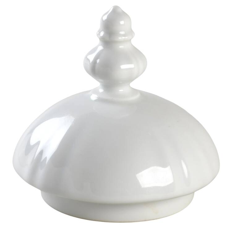 Sylvia (All White, No Trim) Lid for Coffee Pot by Hutschenreuther