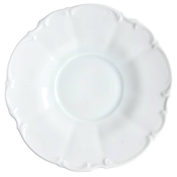Sylvia (All White, No Trim) Saucer for Cream Soup Bowl