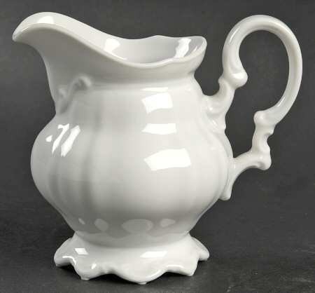 Sylvia (All White, No Trim) Creamer