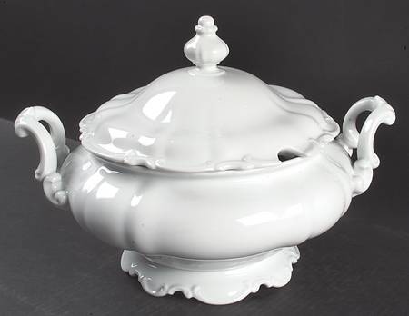 Sylvia (All White, No Trim) Tureen &  Lid