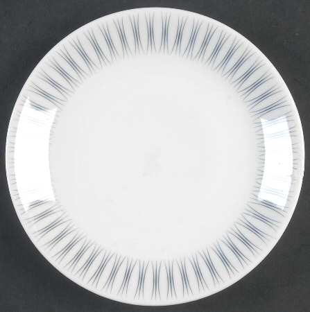 Tiara (Blue Gray Lines) Bread & Butter Plate