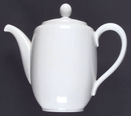 Turvel White Coffee Pot & Lid