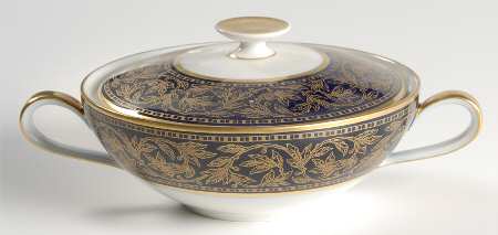 Warwick Cobalt Sugar Bowl & Lid