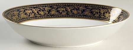 Warwick Cobalt 10" Oval Vegetable Bowl
