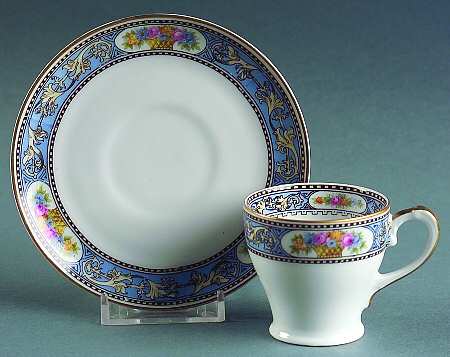 Westchester Footed Demitasse Cup & Saucer Set