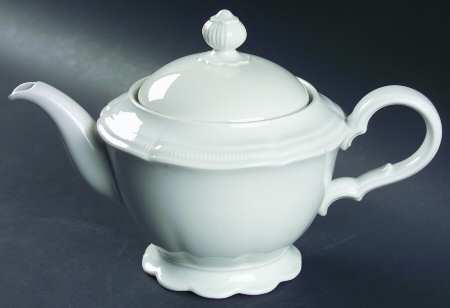 Weimar White Teapot & Lid