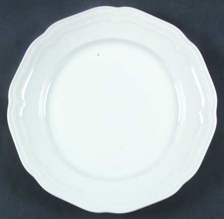 Weimar White Large Dinner Plate