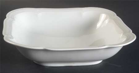 Weimar White 10" Square Vegetable Bowl