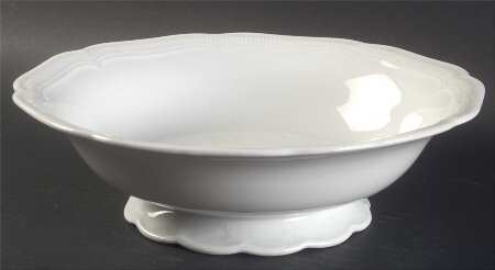 Weimar White 9" Round Vegetable Bowl