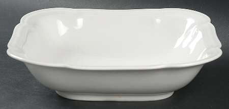 Weimar White 8" Square Vegetable Bowl
