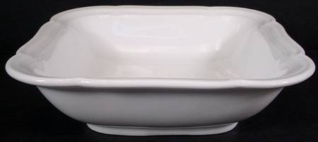 Weimar White 6" Square Vegetable Bowl