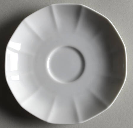 White Diamant Saucer for Footed Cup