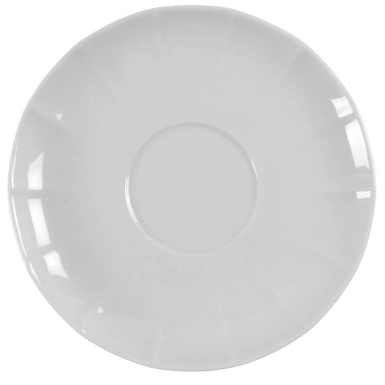 White Diamant Saucer by Hutschenreuther