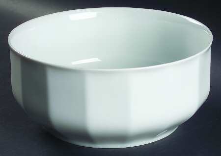 White Diamant 8" Salad Serving Bowl