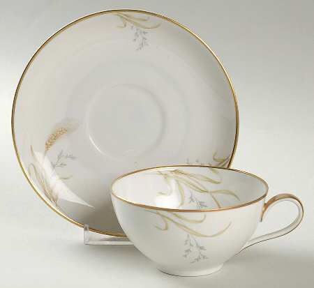 Wheaton Flat Cup & Saucer Set