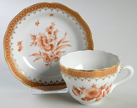 Wurzburg Flat Cup & Saucer Set
