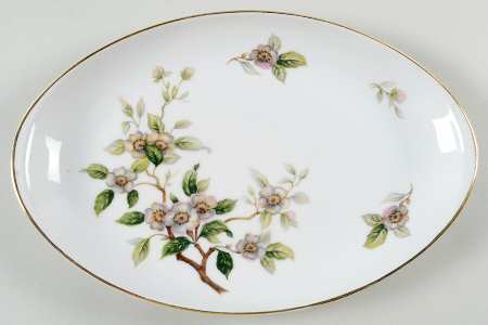 Dogwood 12" Oval Serving Platter