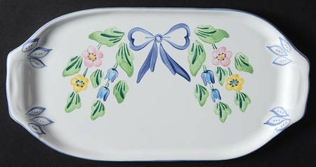Bow Tray for Vinegar and Oil Tray Set
