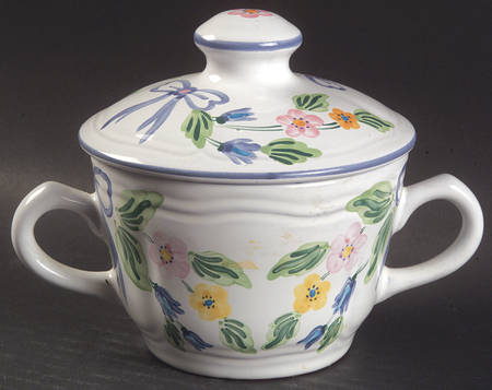 Bow Sugar Bowl & Lid