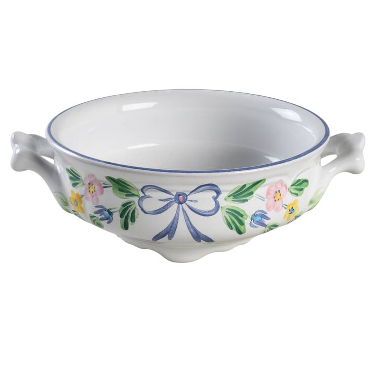 Bow Cream Soup Bowl
