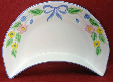 Bow Crescent Salad Plate