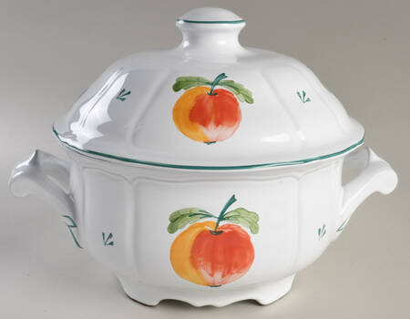 Fancy Fruits Tureen & Lid